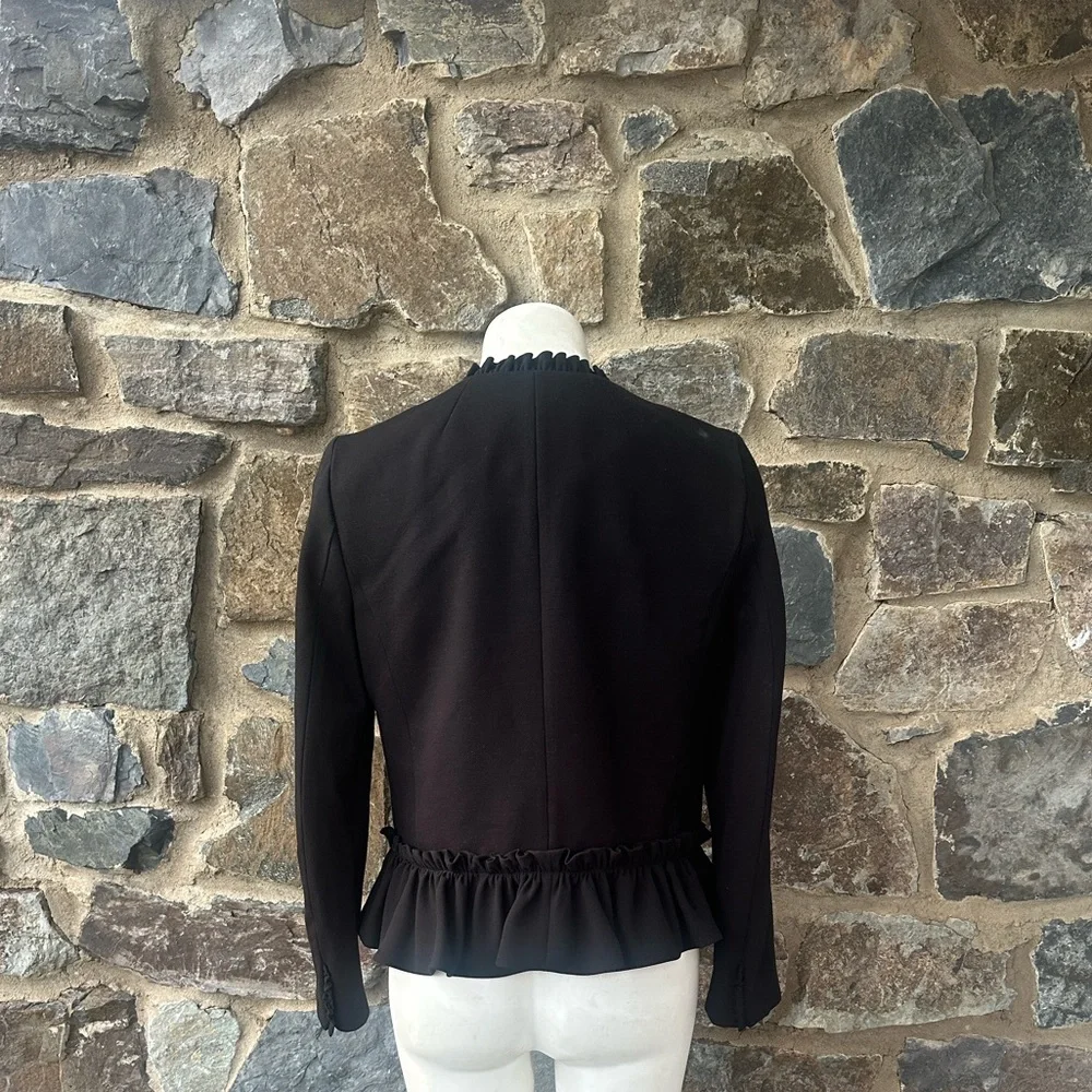 J.Crew The Going-out Blazer With Ruffles size 8